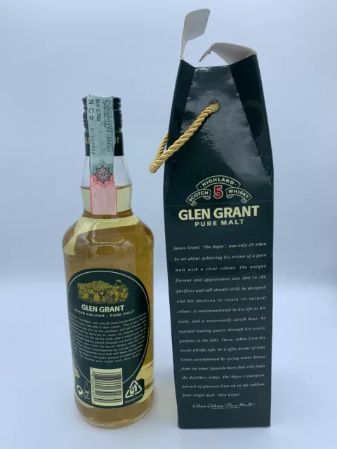 Scotch Whisky Glen Grant 5 years old Scotland con box cl 70 Vol. 40% 2