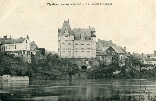 Carte CHALONNES SUR LOIRE Le Château Hoquet
