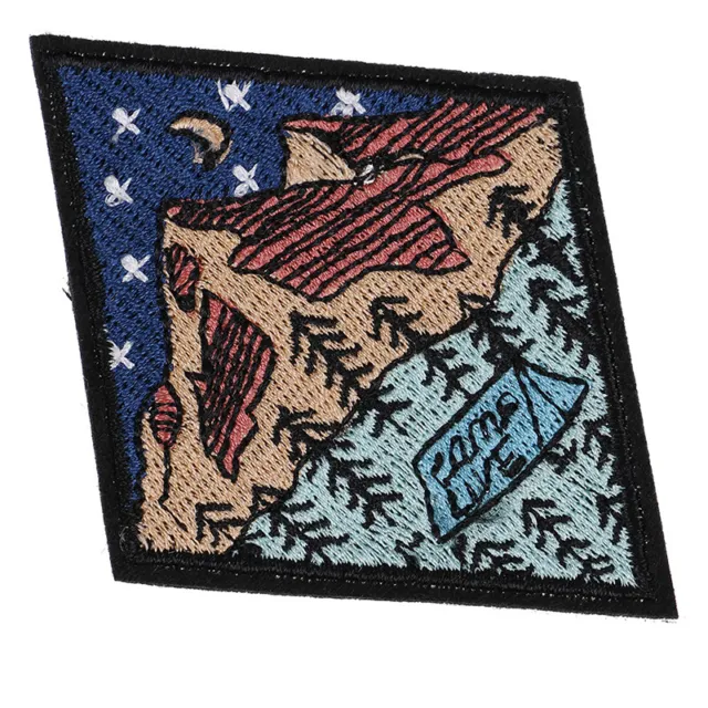 camp life embroidered patch outdoor camping badge applique sew on patch JH 3