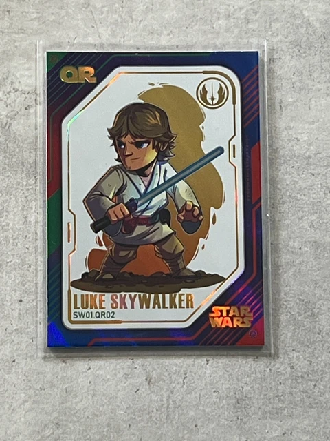 2023 STAR WARS Luke Skywalker prerilascio SP foglio olografico SW01
