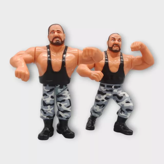 The Bushwackers Action-Figuren WWF Hasbro 1991 Serie 2 WWE Wrestling Titan