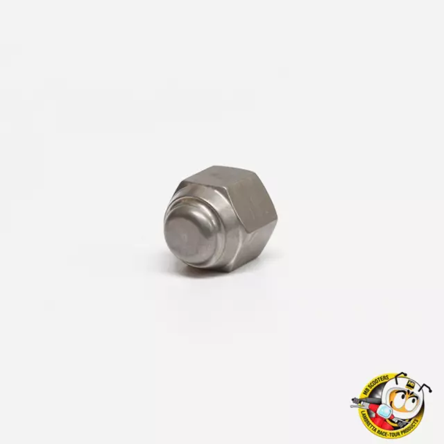 MB Scooters Lambretta LI SX TV DL & GP Deep Stainless Steel Rear Hub Nut