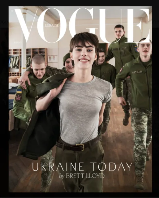 Vogue Ukraine Ausgabe #5/2024 Fotoessay von Brett Lloyd Ukraine im Krieg selten