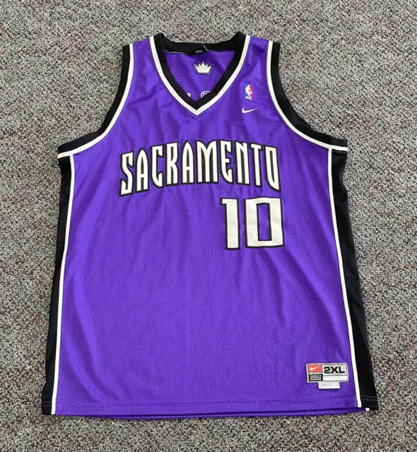Mike Bibby Sacramento Kings NBA Mitchell & Ness Jersey L Large Split  Color NWT