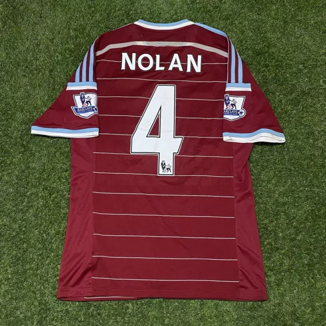 West Ham United 2014/15 Home Jersey #4 Kevin Nolan