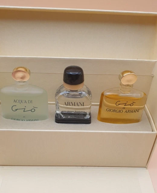 Giorgio armani miniature perfume set on sale