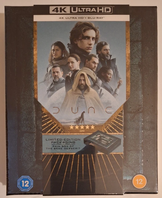DUNE 4K UHD Blu-ray Bene Gesserit Pain Box HMV UK Limited Edition New ...