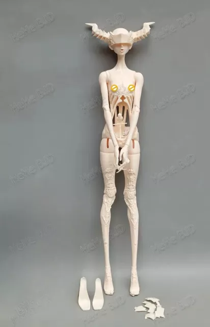 1/3 Resin Jointed BJD Doll Fantasy Girl NO Faceup DIY Toy Human Legs Bare Body