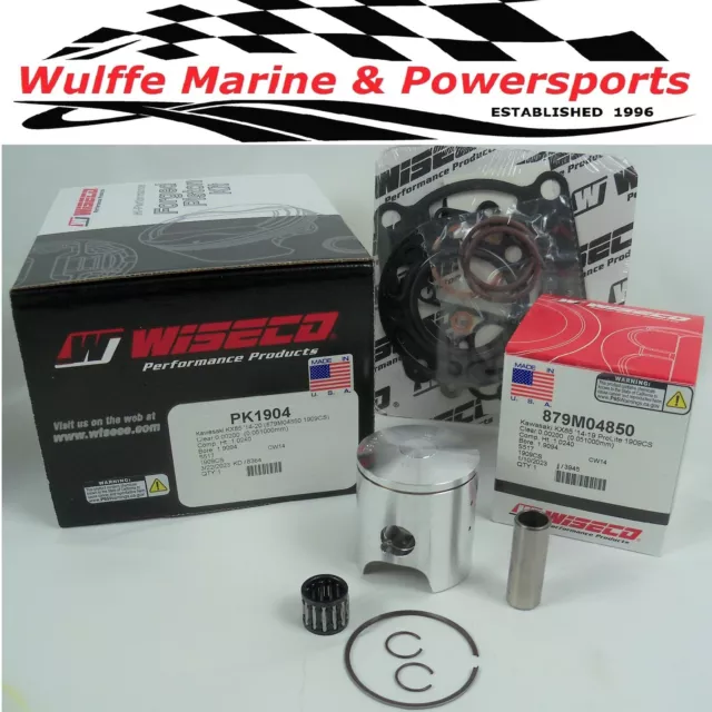 Kawasaki KX85 2001 - 2013 Top End Rebuild Kit WISECO Piston Kit - VARIOUS SIZES