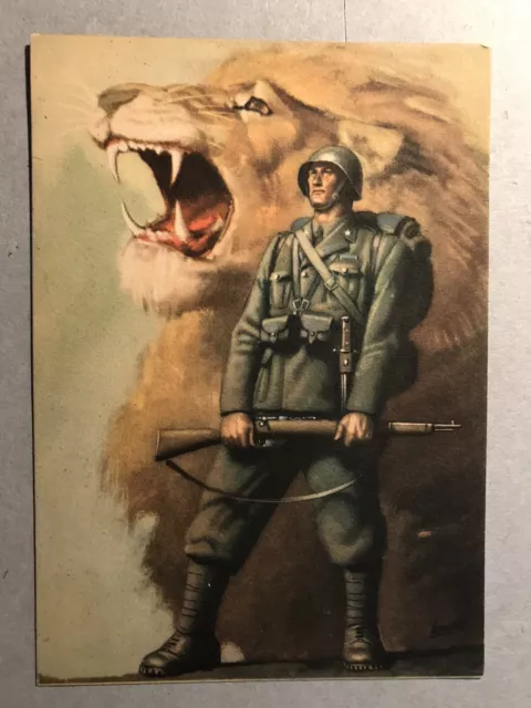 Cartolina Militare - Illustratore Boccasile