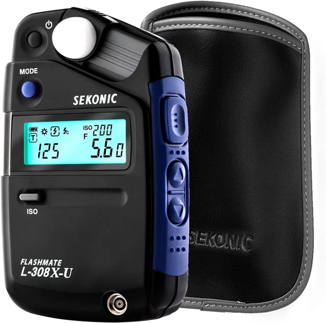 L-308X-U Flashmate Light Meter (401-305) with Deluxe Case