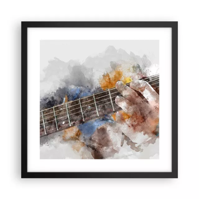 Poster 40x40cm chitarra musica Stampe Immagini Quadri Moderni Murale