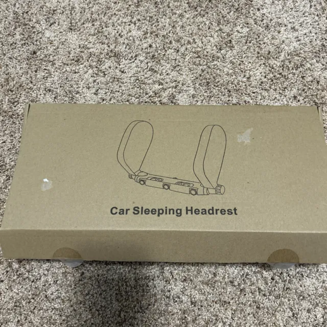New Heapany Black Car Seat Headrest Pillow Head Support  Side Cushion Kids Adult