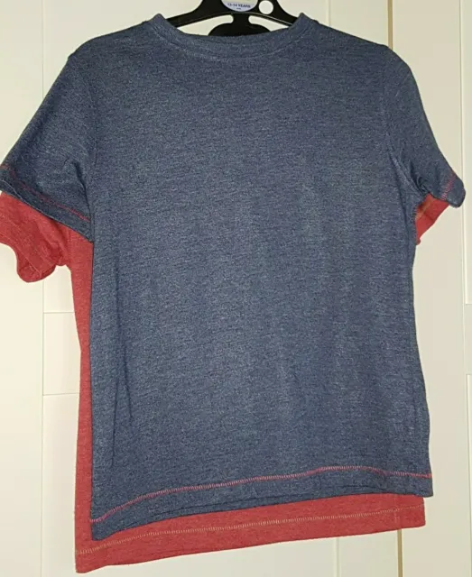 T-shirt confezione da due ragazzi Next una rossa e una blu età 6 anni 4