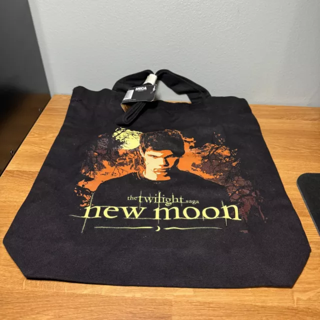 VTG The Twilight Saga New Moon Tote Bag Handbag Canvas Y2K Movie Jacob Neca
