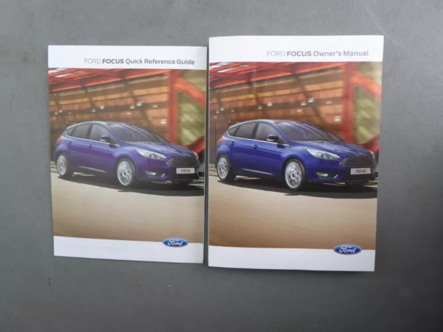 Ford Focus 2014-2017 Mk3 Handbook Owners Manual Audio Navi Quick Reference Guide