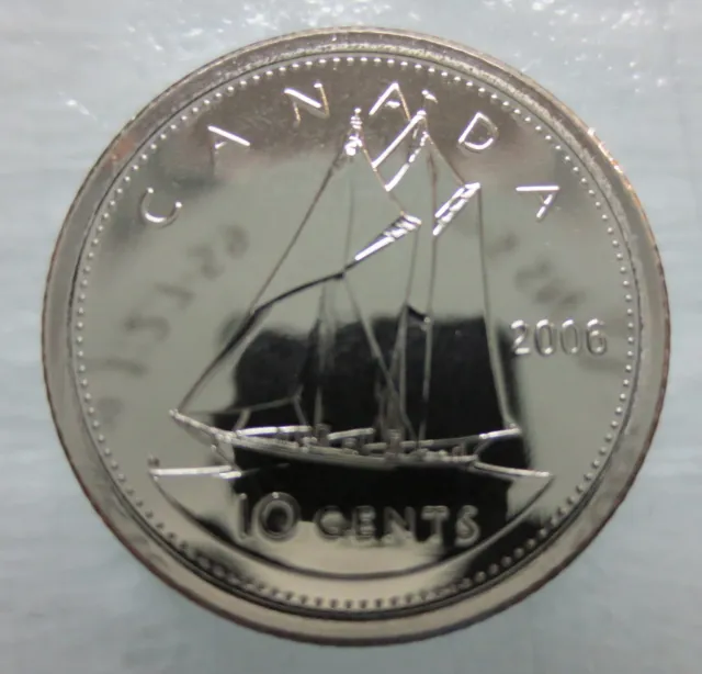2006L Canada 10 Cents Proof-Like Dime Coin