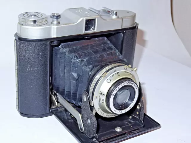 Franka Solida Record B 6x6 Mittelformat Kamera Rollfilmkamera folding camera