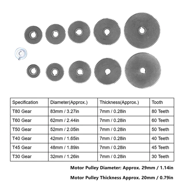GEAR GOOD MATCH Wide Use Standard Design Gears For Replacement For