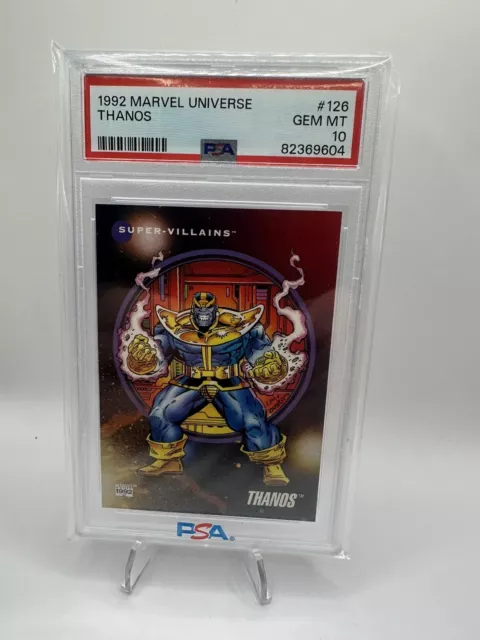 1992 Marvel Universe Series 3 Thanos #126 PSA 10