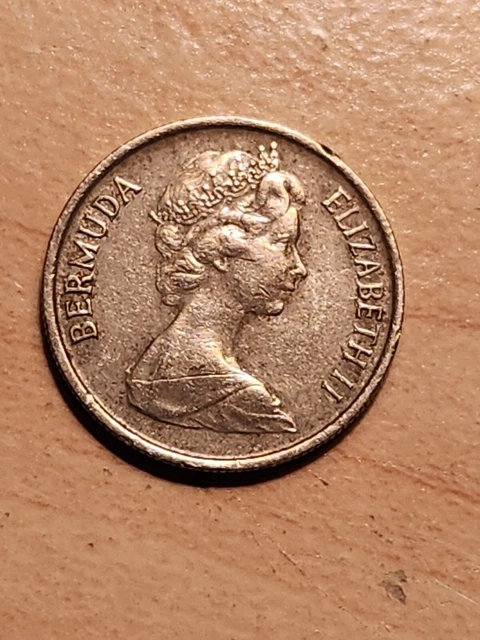 1971 Bermuda 10 Cent Foreign Coin #306
