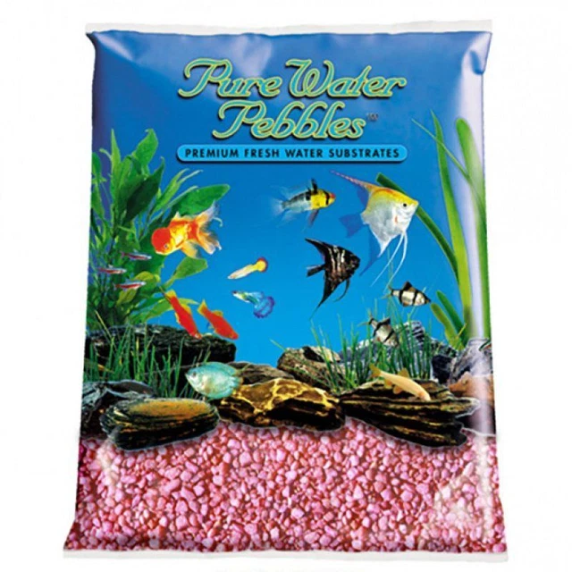 Grava de acuario guijarros de agua pura - rosa neón