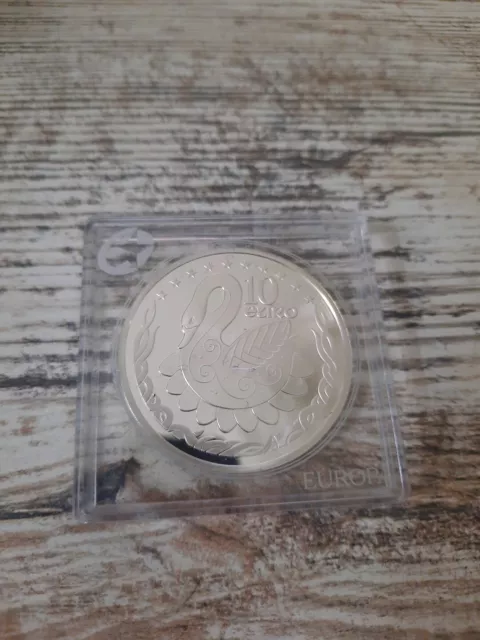 10 Euro Silbermünze 2004 Irland 925 Ag - EU Erweiterung [Europa Stern]