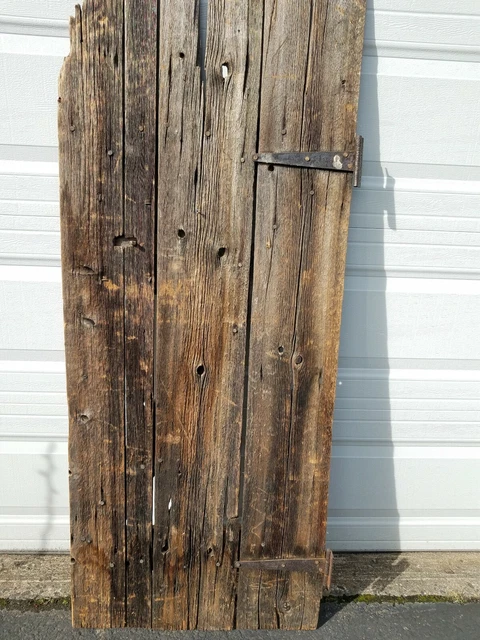 Vintage Architectural Salvage Find Barn Door- what a look-! great art