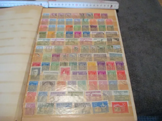 460 Finnland Suomi Briefmarken meist gestempelt alt und neue Sammlungsauflösung