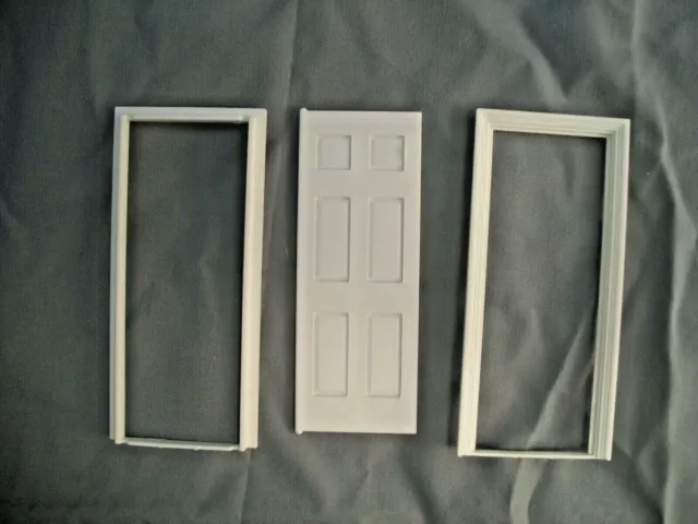 Half Scale 1:24 Georgian Interior Door Jackson Miniatures Dollhouse plastic #L02