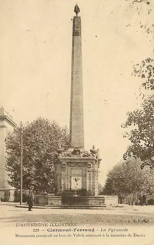 CPA Clermont Ferrand La Pyramid Monument Desaix