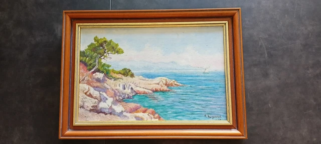 Huile Sur Toile / Tableau Du XIXe - Scène de genre