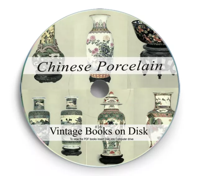 100 Rare Chinese Pottery Books on DVD - Antique Porcelain Makers Marks Orient 16