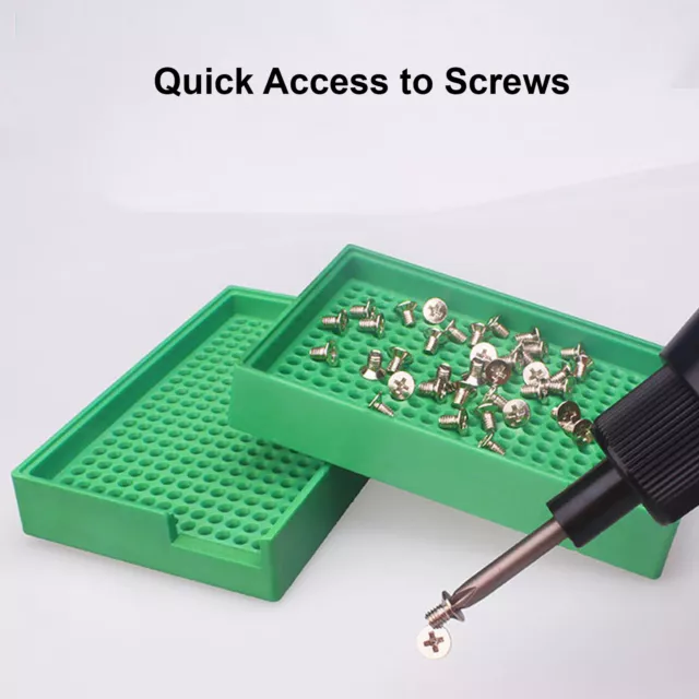 Screw Tray Durable Large Capacity 160 Holes Tool Tray Organizer For Hardware