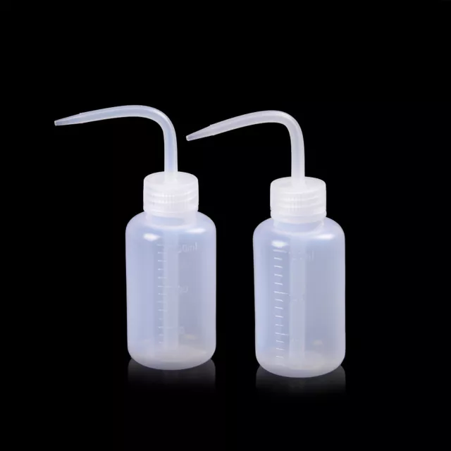 2pcs Transparent Tattoo Green Soap Wash Clean Squeeze Diffuser Bottle 150ml H-EL