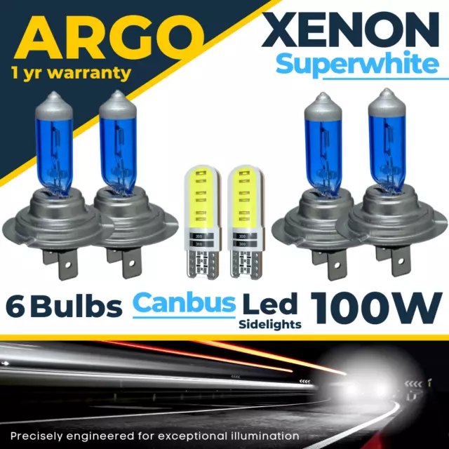 For VW Beetle High Low Beam Headlight Xenon White 2005-2011 Led Side Light Bulbs