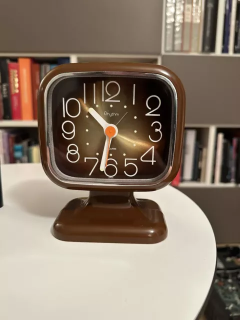 sveglia space age Plastic Brown Rhythm   3RA055 Manual