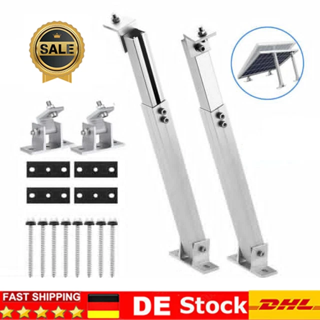 Solarmodul Halterung Endklemme Kit,4 Stück Halter Solarpanel,Solar