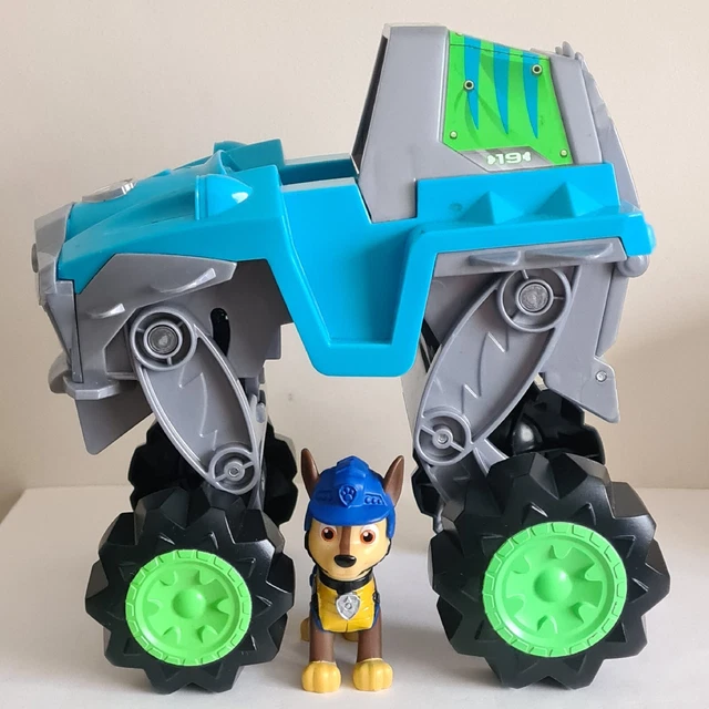 PAW PATROL PLAYSET Set Toys Bundle Dino Rescue Deluxe Vehicle + Pup