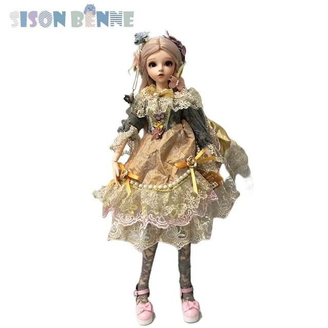Poupée BJD 56cm 1/3 – Corps épissure Sphérique – Visage Peint Main – Maquillage Inclus