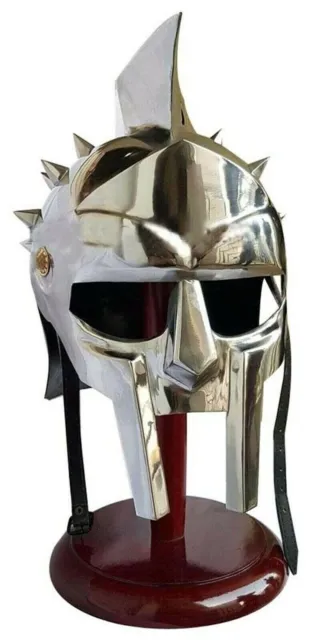 Medieval Gladiator Maximus Viking Helmet Ancient Knight Greek Roman  X-MASS GF