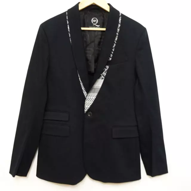 Auth ALEXANDER McQUEEN - Black Gray Men Jacket