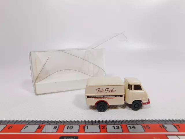 DJ406-0, 5 # wiking Somo Promo H0 1:87 Truck Hanomag Fritz Fischer Mint +Box