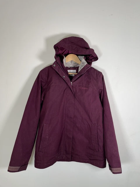 Columbia Womens Sleet-To-Street Interchange Jacket WL7156 Burgundy Wine Medium