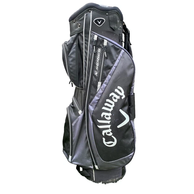 CALLAWAY CART CARRY Golf Bag X Series 14 Way Divider Black Grey