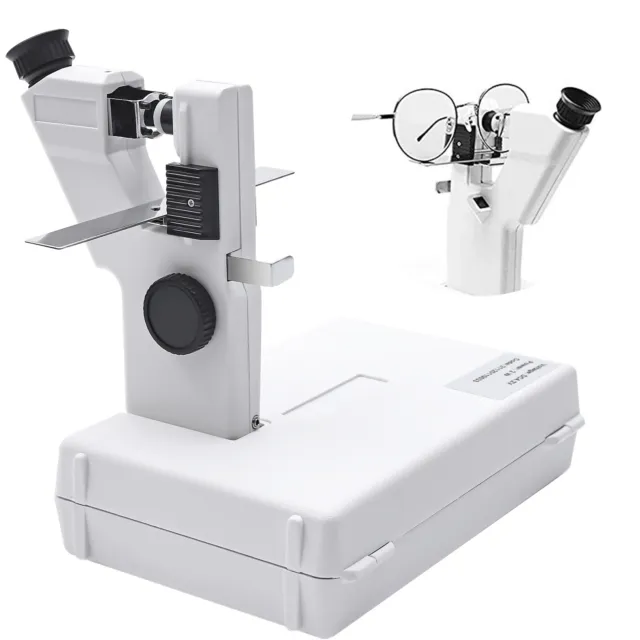 Portable Manual Optical Lensometer Optometry Focimeter Equipment Fits Eyeglass