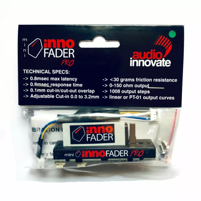 Audio Innovate Mini innoFADER PRO For Numark PT01 DJ Crossfader upgrade