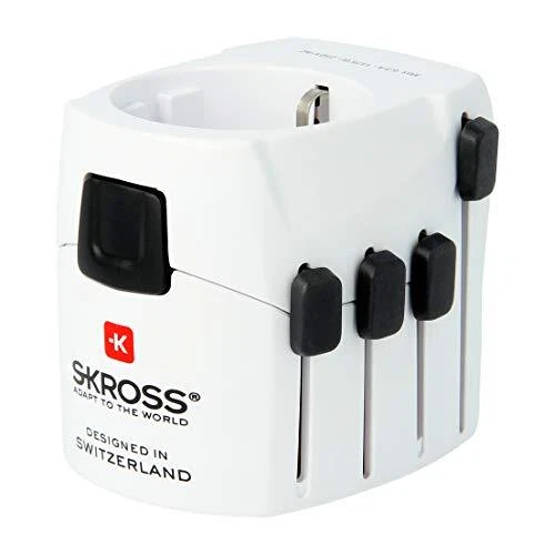 SKROSS - Adaptateur de Voyage Universel - Prises France vers Royaume-Unis (UK) /
