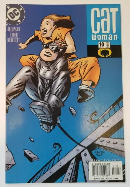Cat Woman #10 (2002) DC Comics Brubaker Rader Burchett Morse VF