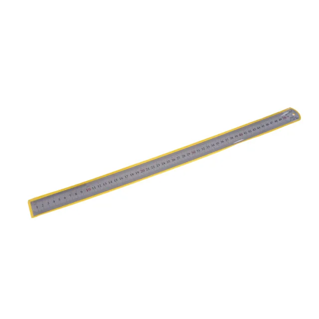 50cm Double Side Scale Stainless Steel Straight Ruler Measuring Tool  Y_FE